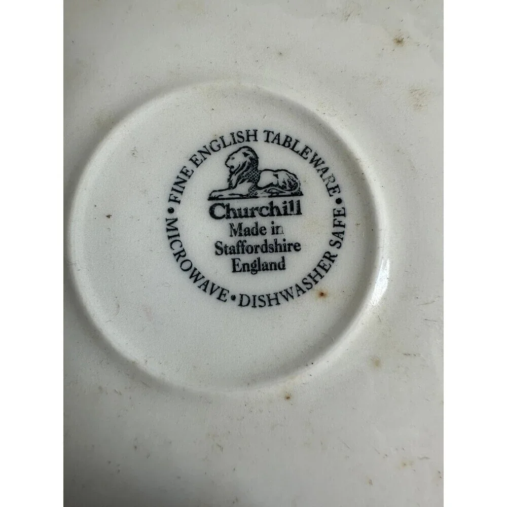 Churchill Made in Saffordshine England Teacup with saucer
